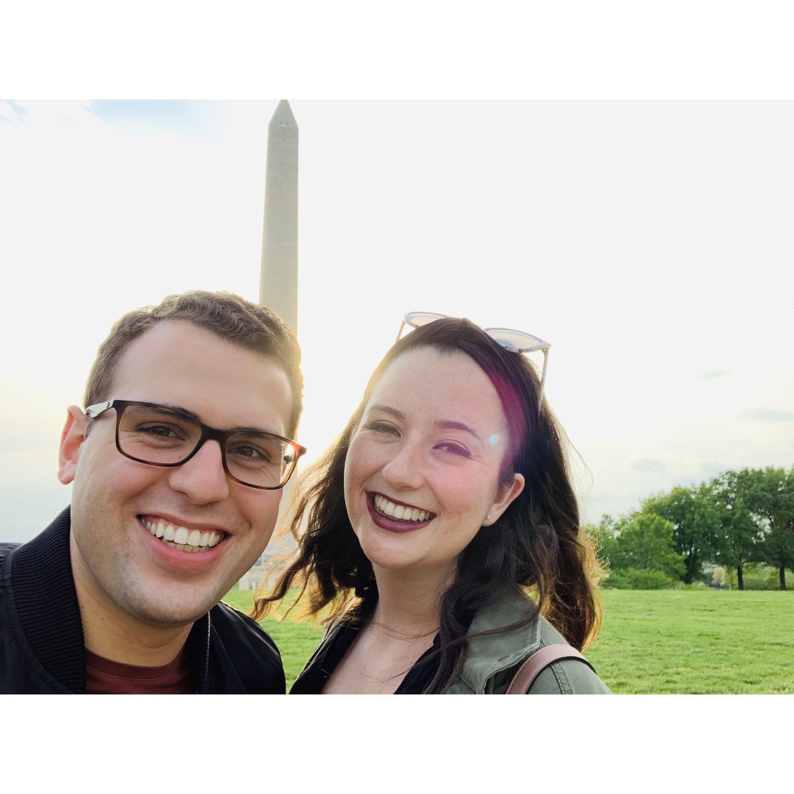 March 2019: They traveled to Washington, D.C. together.
