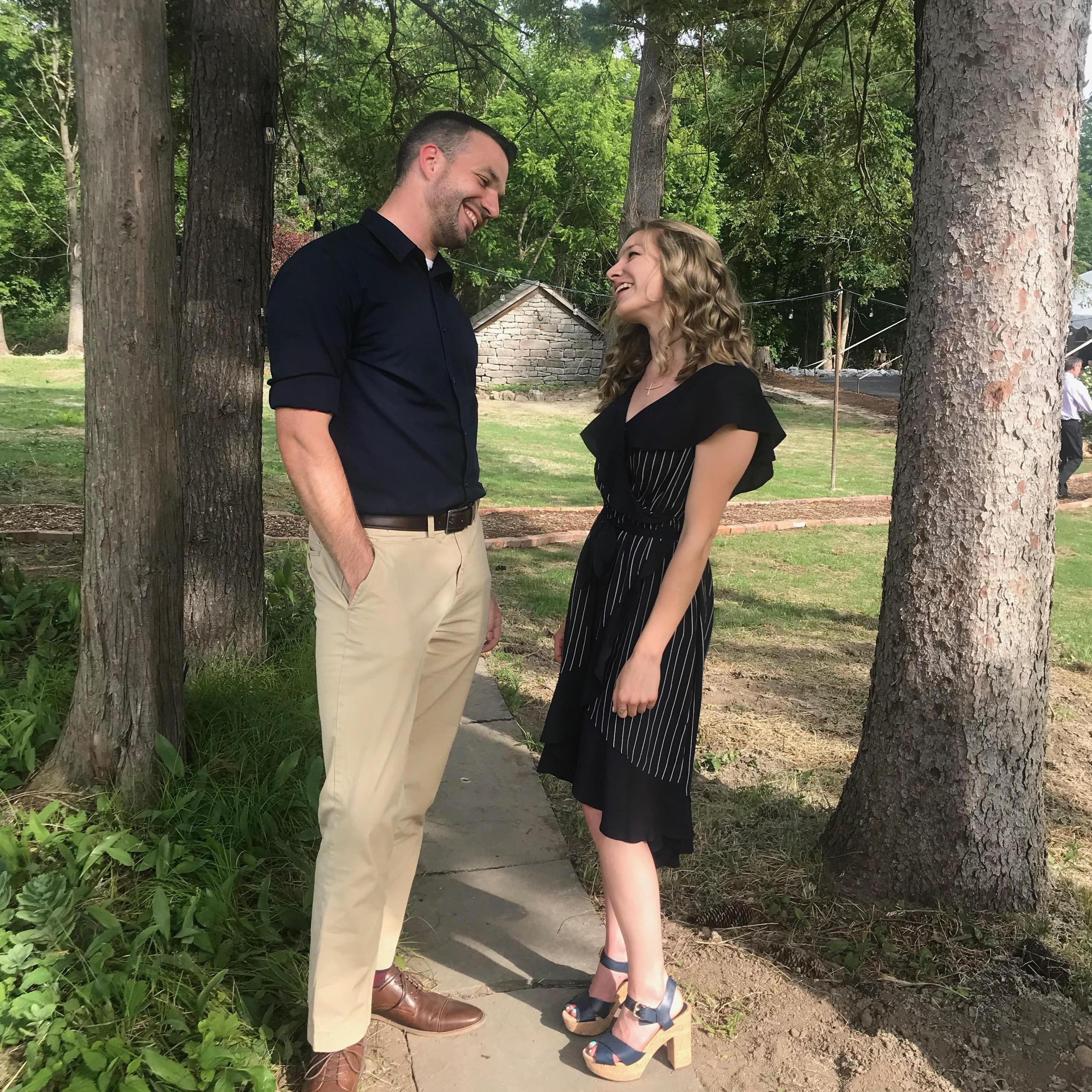 Our first nice picture together at a friends wedding... 3 weeks of dating!