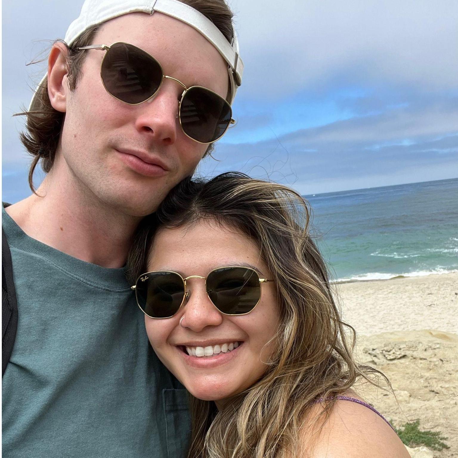 Just two water signs at the beach