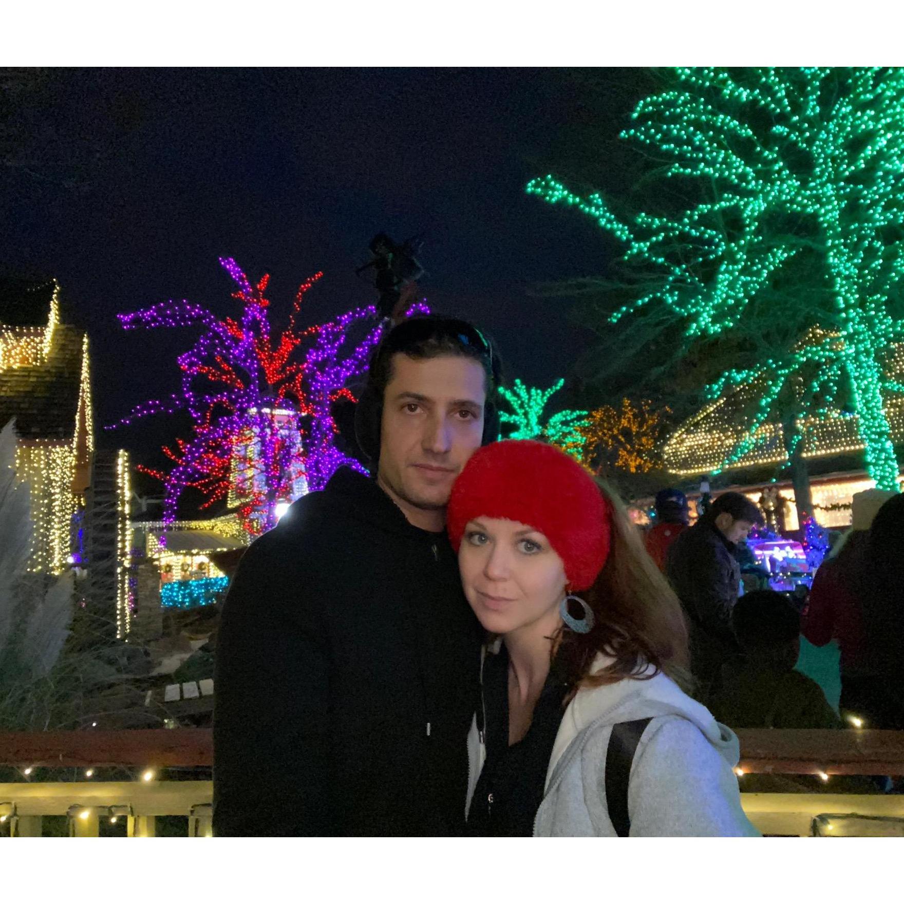 Christmas lights at Stone Mountain 2019