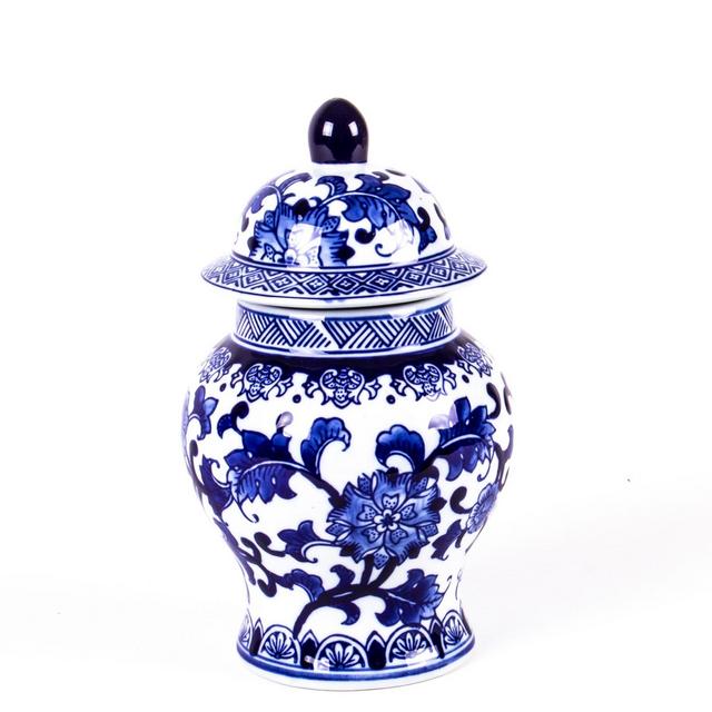 Floral Ginger Decorative Jar