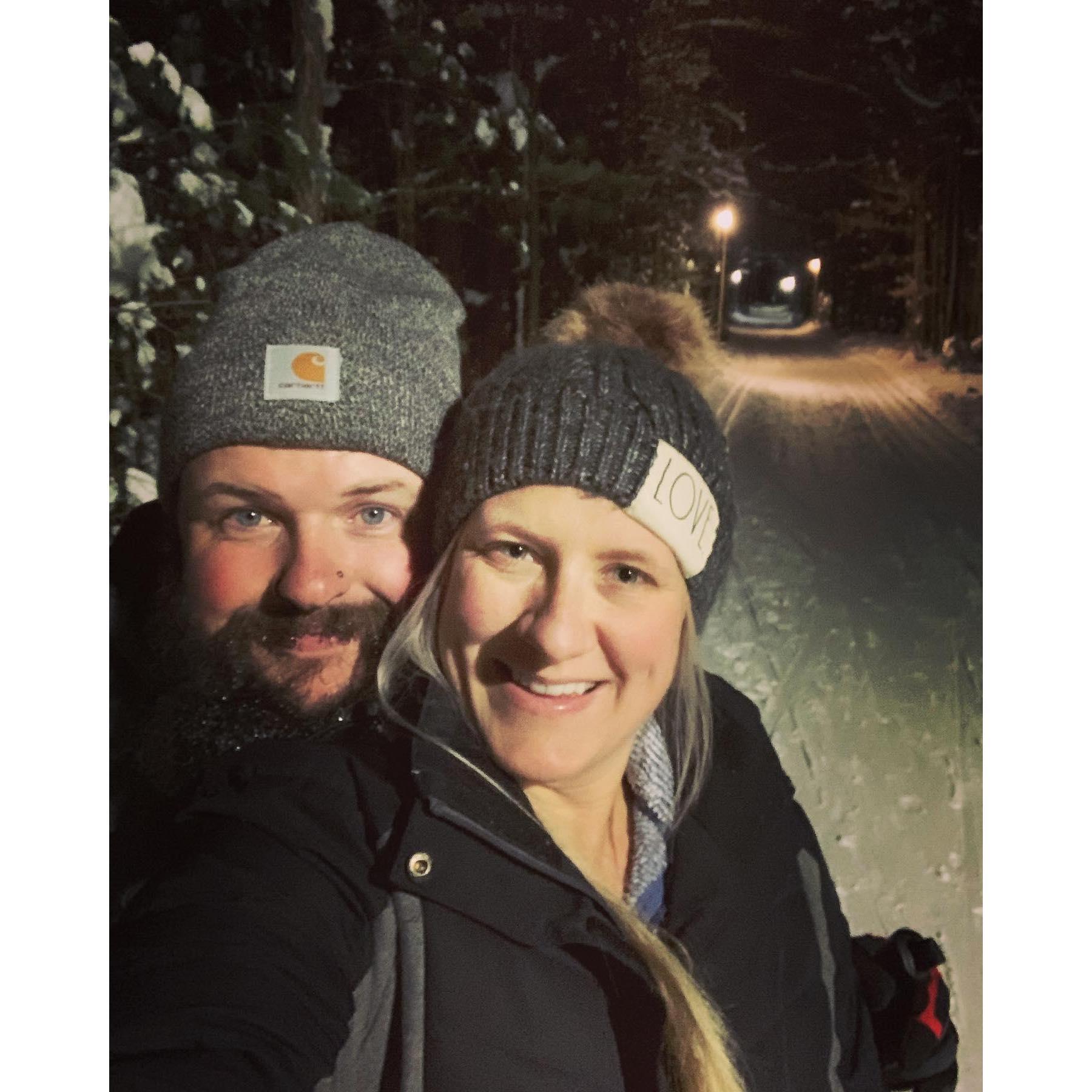 One of our favorite hobbies, cross country skiing