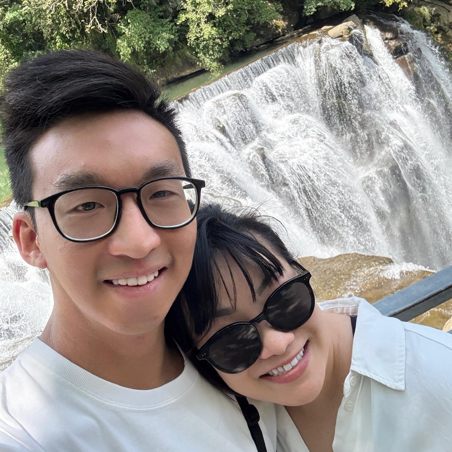 Famous waterfall in Taiwan
