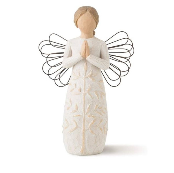 Willow Tree a Tree, a Prayer, May You find Strength, Beauty and Peace Each Day, A Gift for Baptism, First Communion, Confirmation, an Expression of Comfort, Hope, Healing, Sculpted Hand-Painted Angel