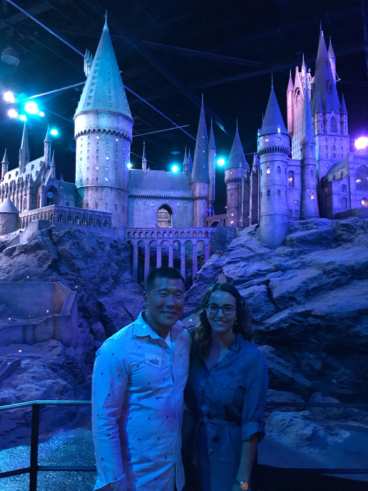 When Wes took Natalia to Hogwarts!