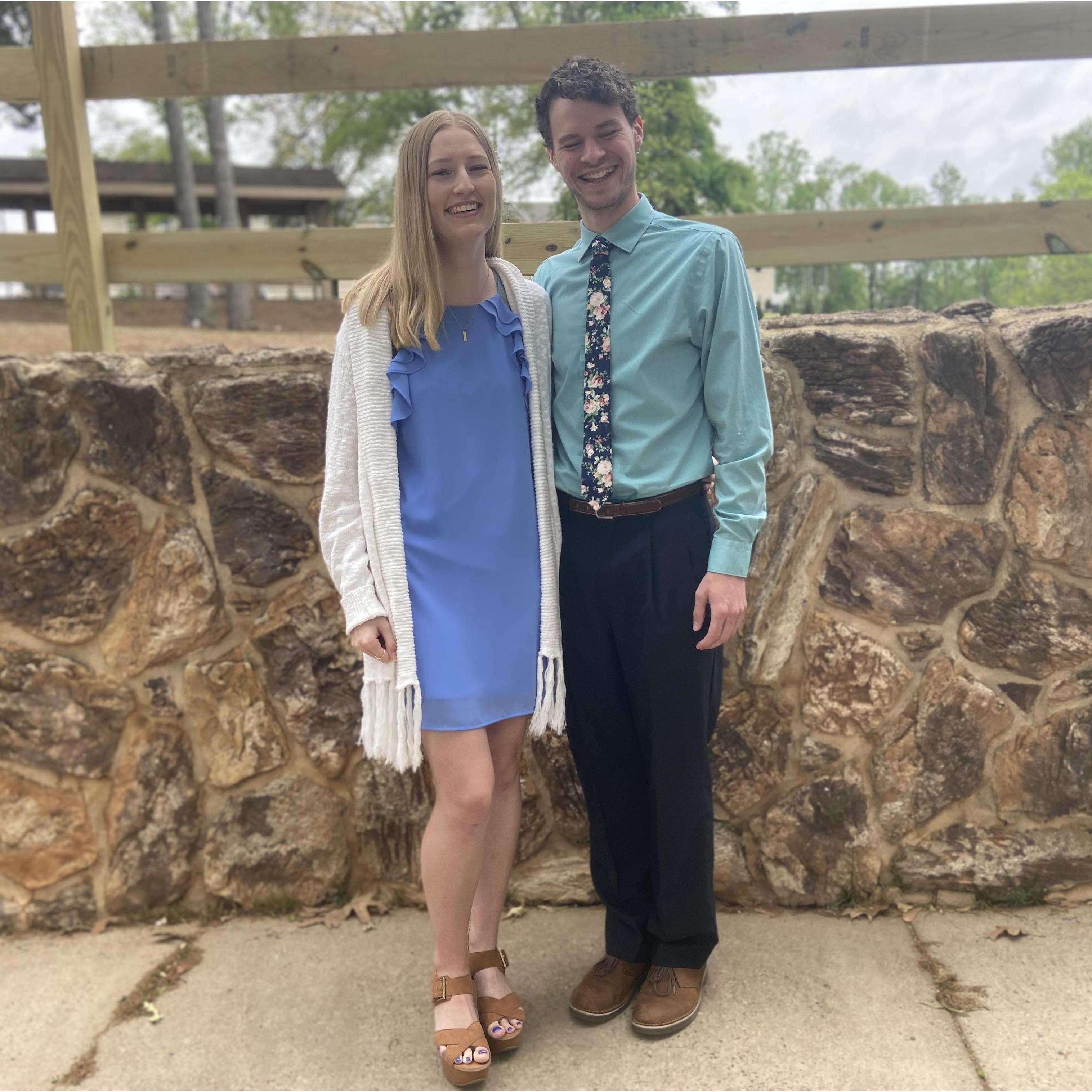 First Easter Sunday together.