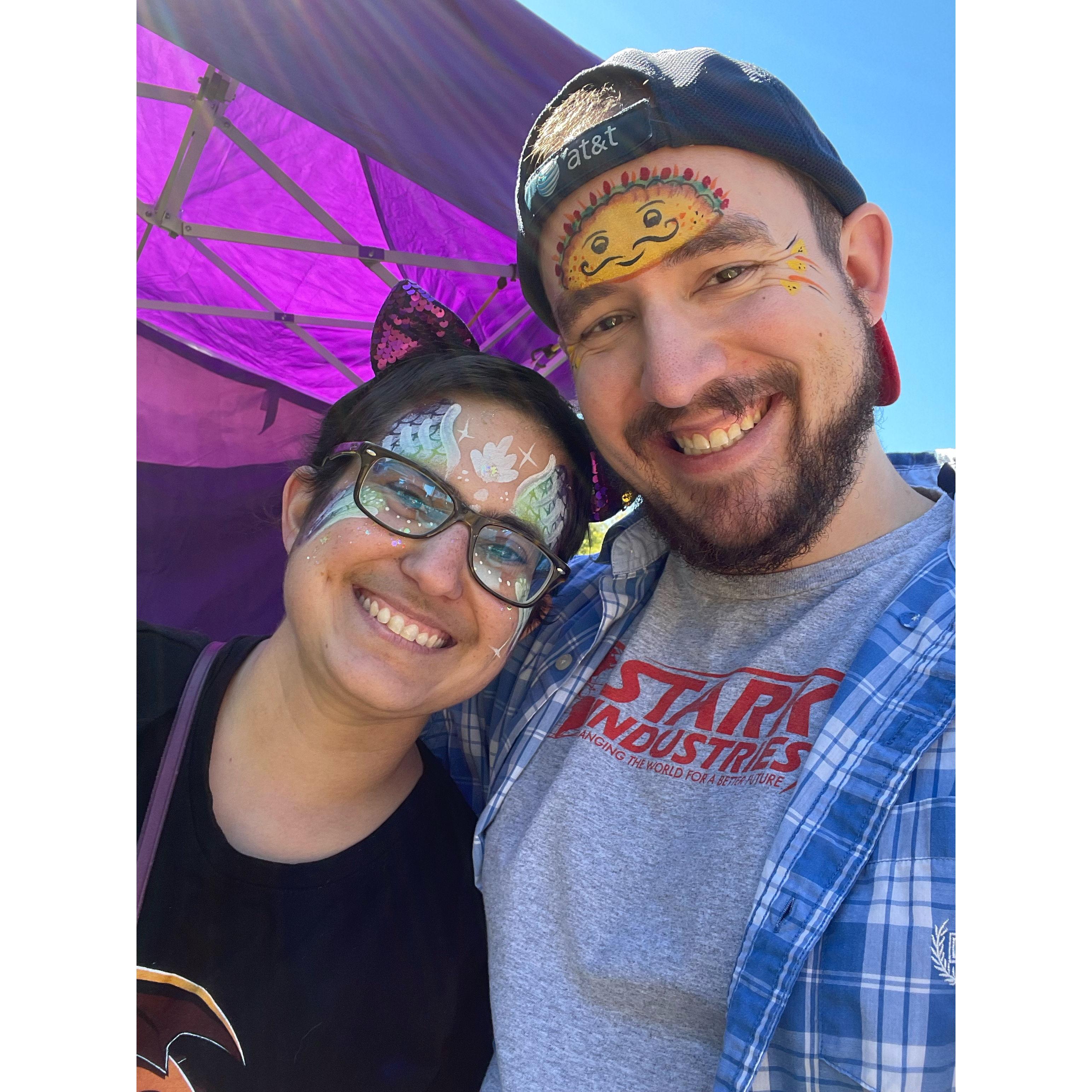 At Kate's daughter's birthday party