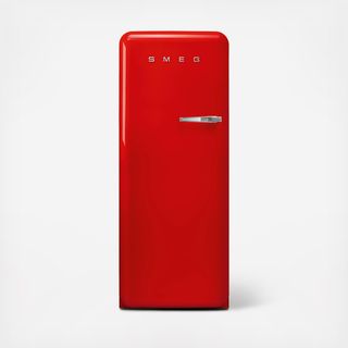 50's Retro-Style Refrigerator with Ice Compartment, Left Hinge