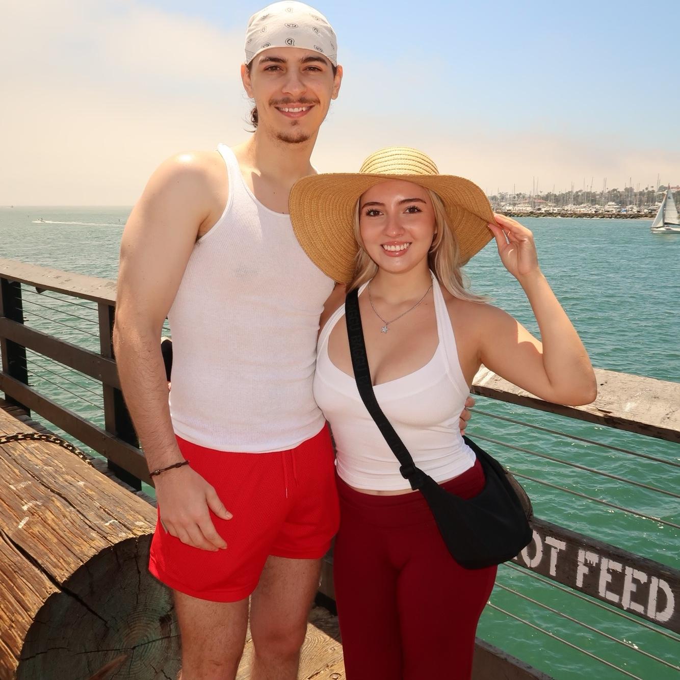 On the Santa Barbara Pier!