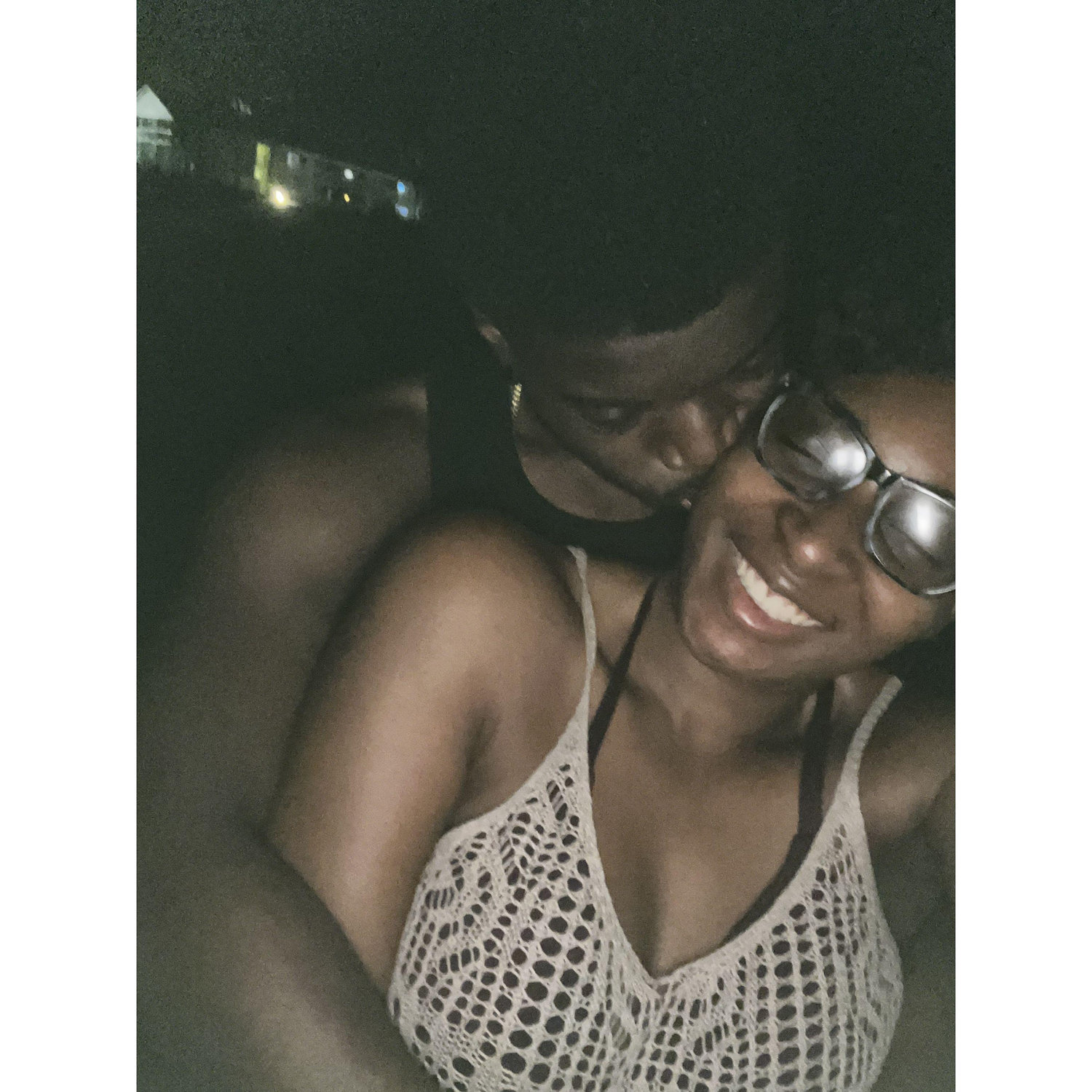 March 2024: Late night beach walk in the Bahamas