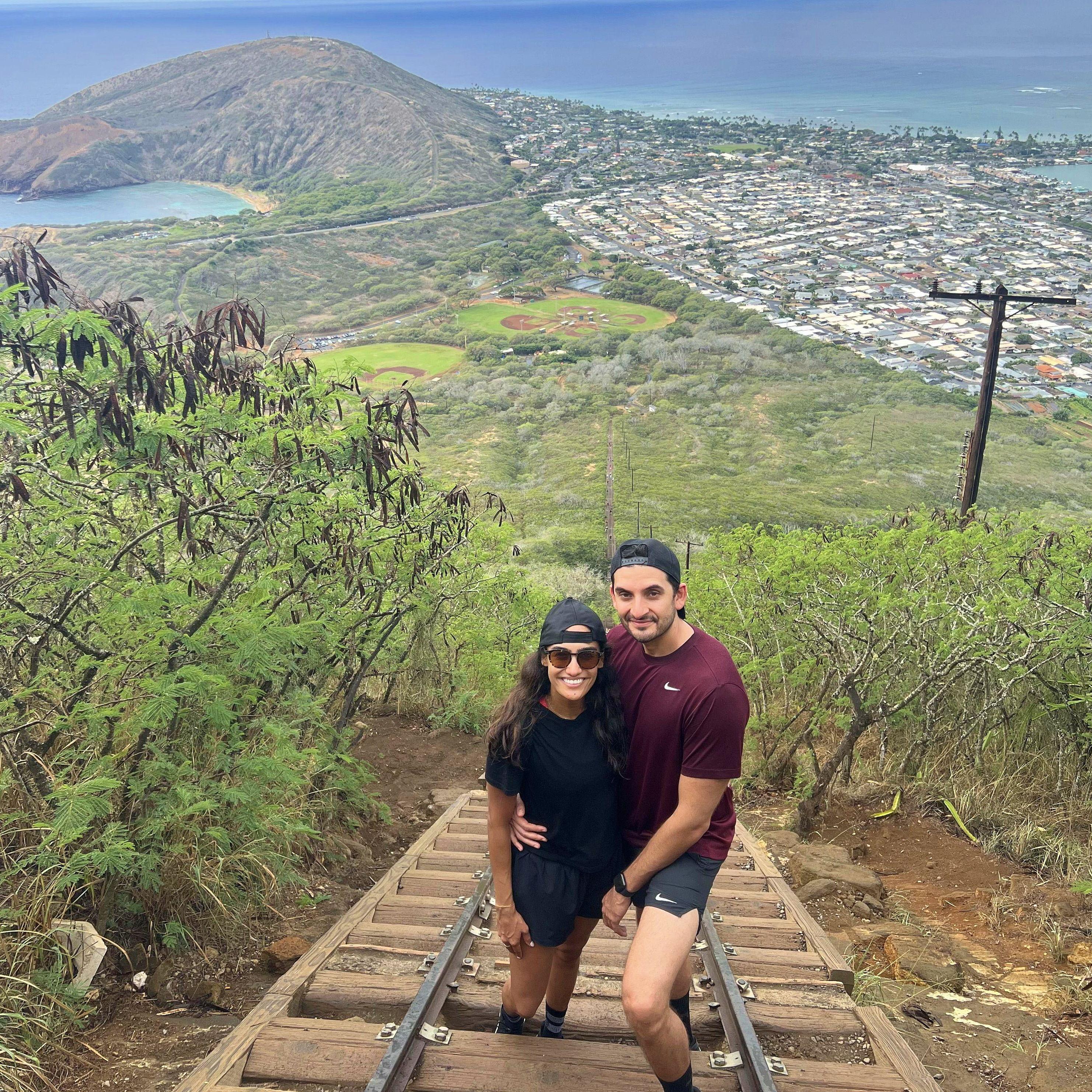 Hiking the Koko Crater Railway Trailhead in Hawaii