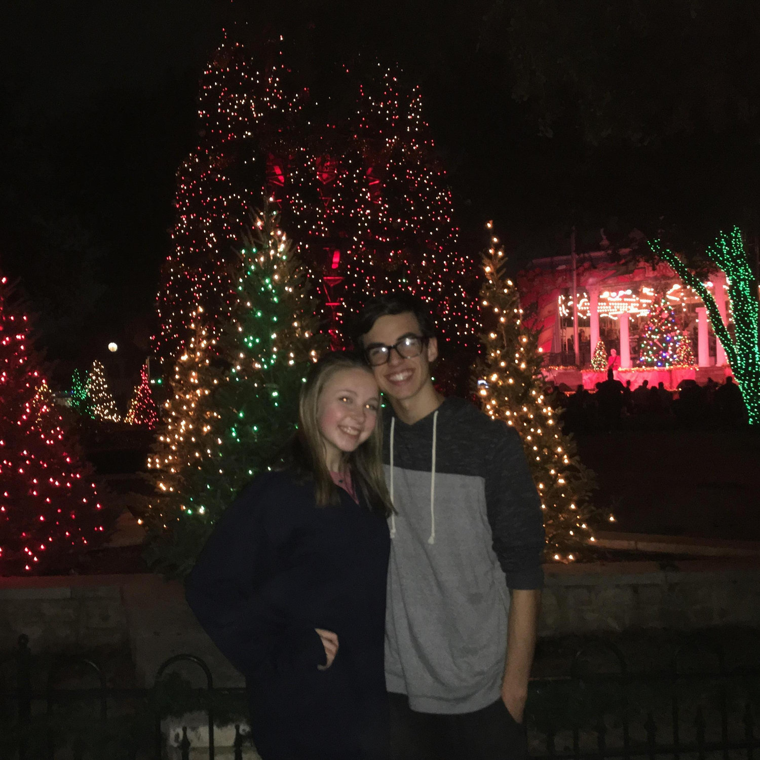 Our first date (16 years old) at Holiday in the Park!