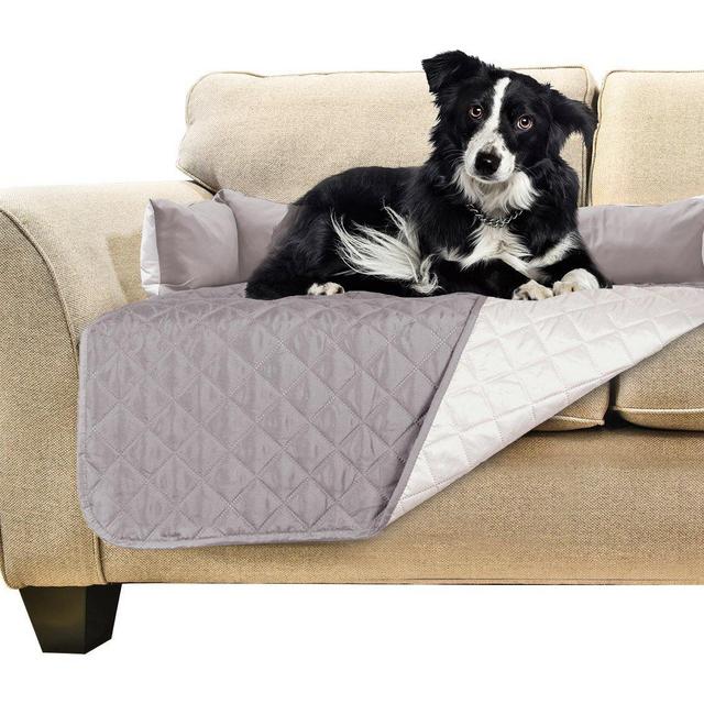 FurHaven Sofa Buddy Reversible Pet Bed Furniture Cover, Medium