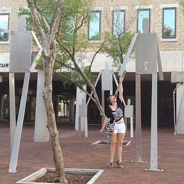 We saw some fun art on our first road trip by ourselves to visit a town in Florida