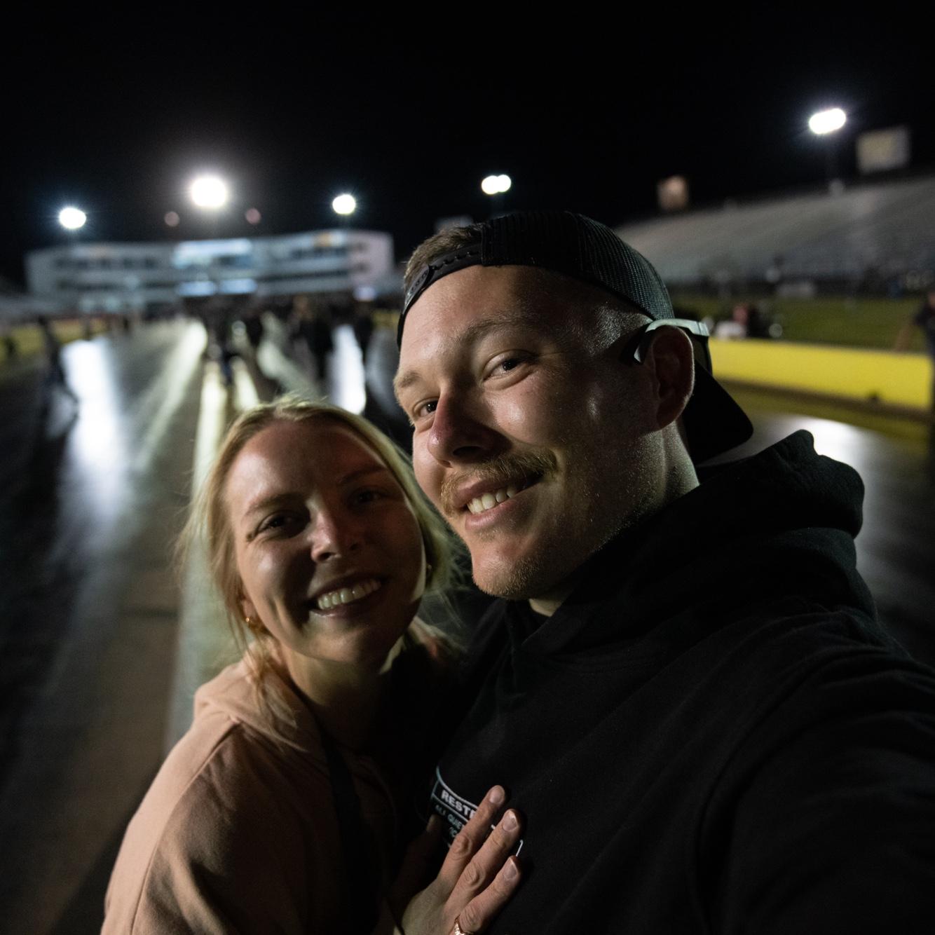 Our favorite place, the track!