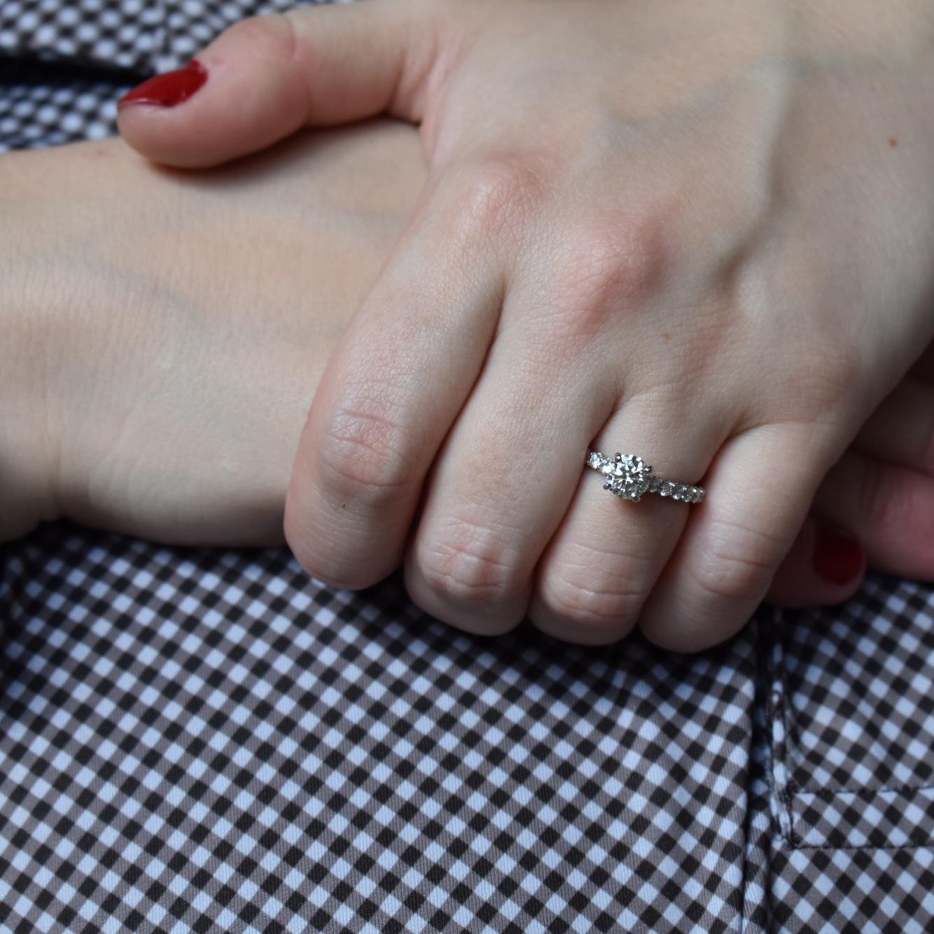 The ring! He nailed it 💍