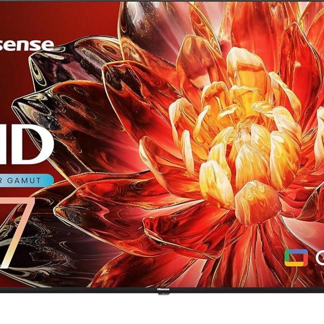 Hisense A7 Series 43-Inch Class 4K UHD Smart Google TV with Voice Remote, Game Mode Plus, Chromecast Built-in (43A7N, 2024 Model)
