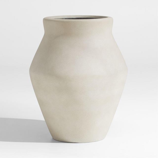 Wabi Large Sand Fiberstone Planter by Leanne Ford