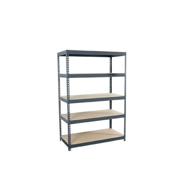 edsal 72-in H x 48-in W x 24-in D 5-Tier Steel Freestanding Shelving Unit