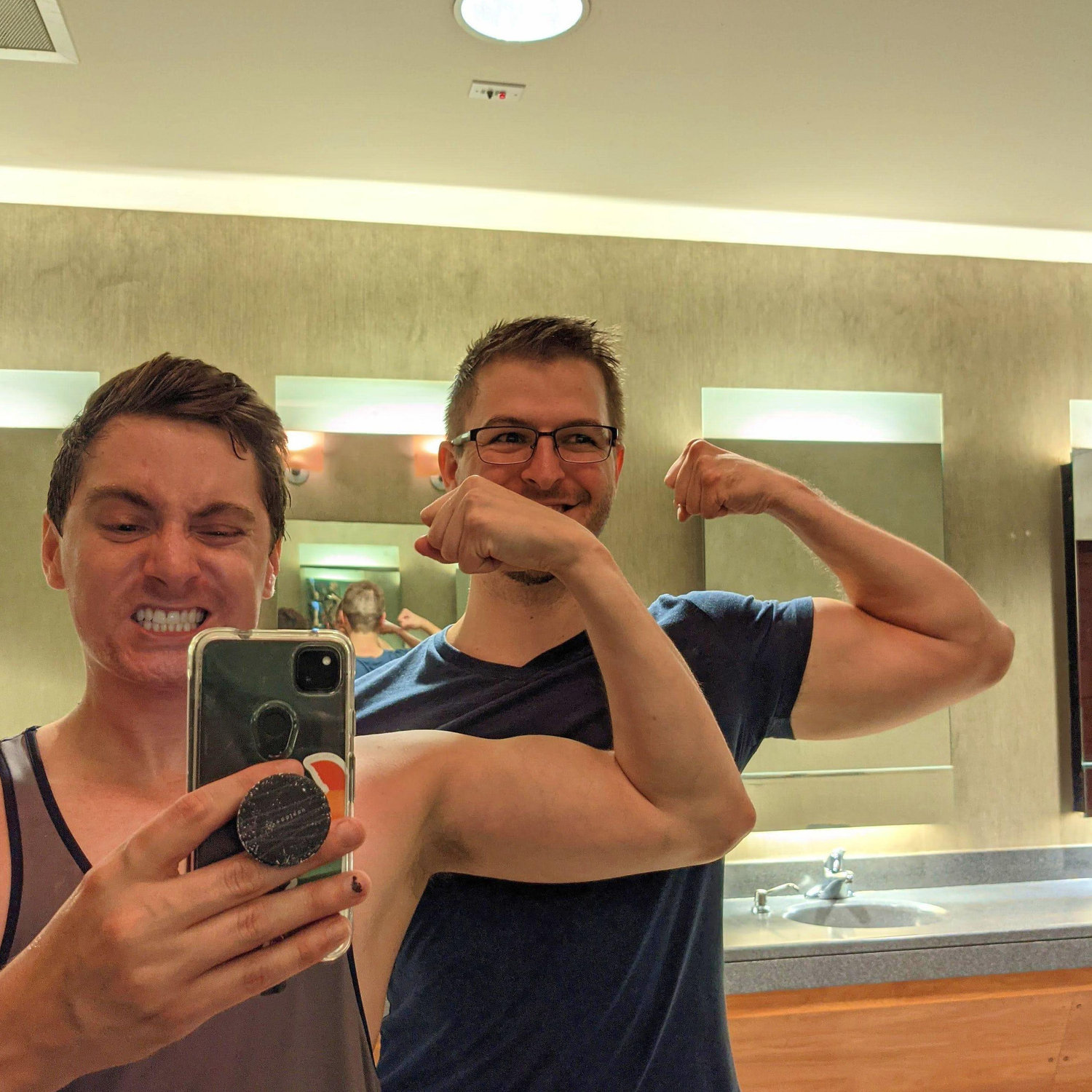 Random and typical gym selfie- July 2021