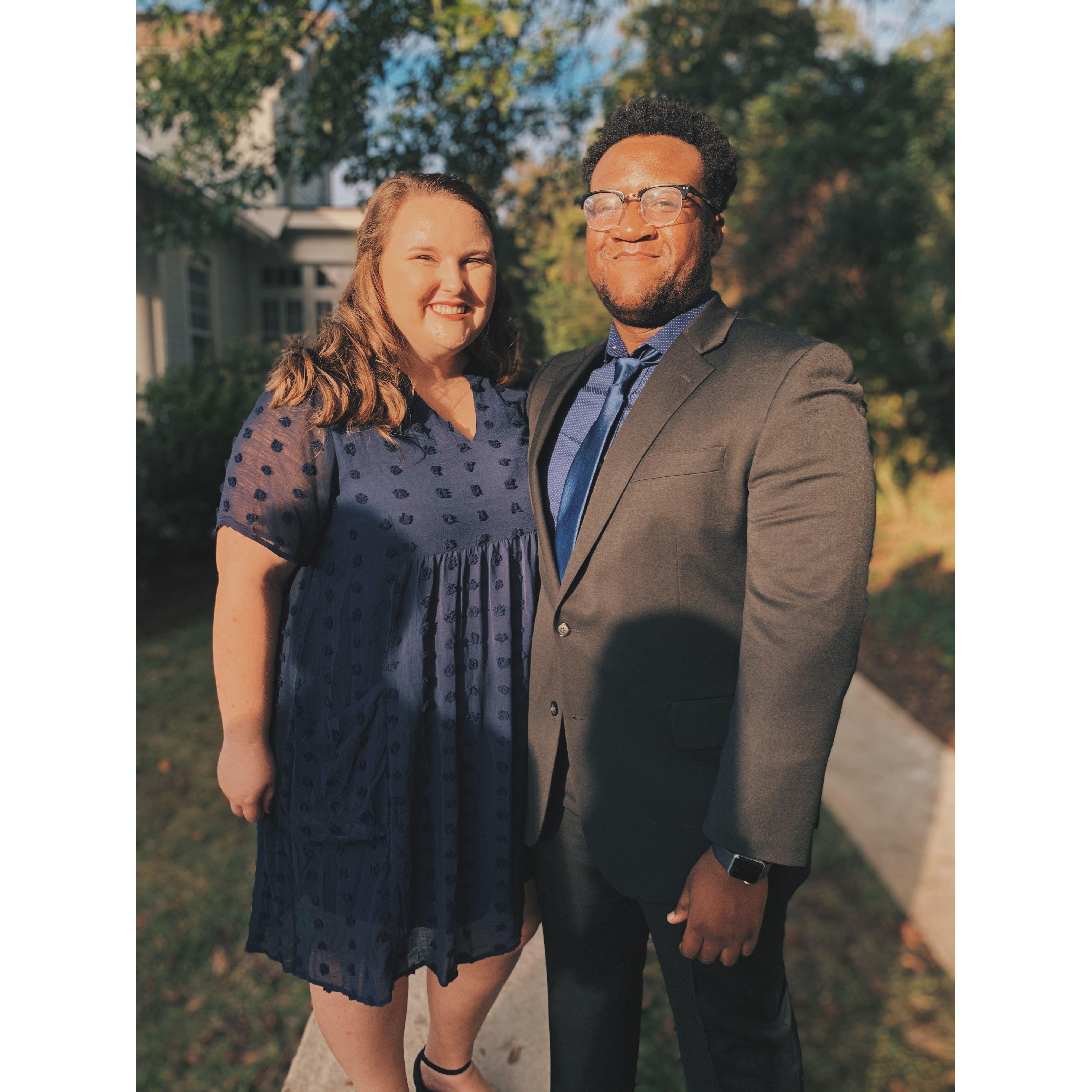 Michael and Carrie's wedding in Opelika, Alabama in 2020.