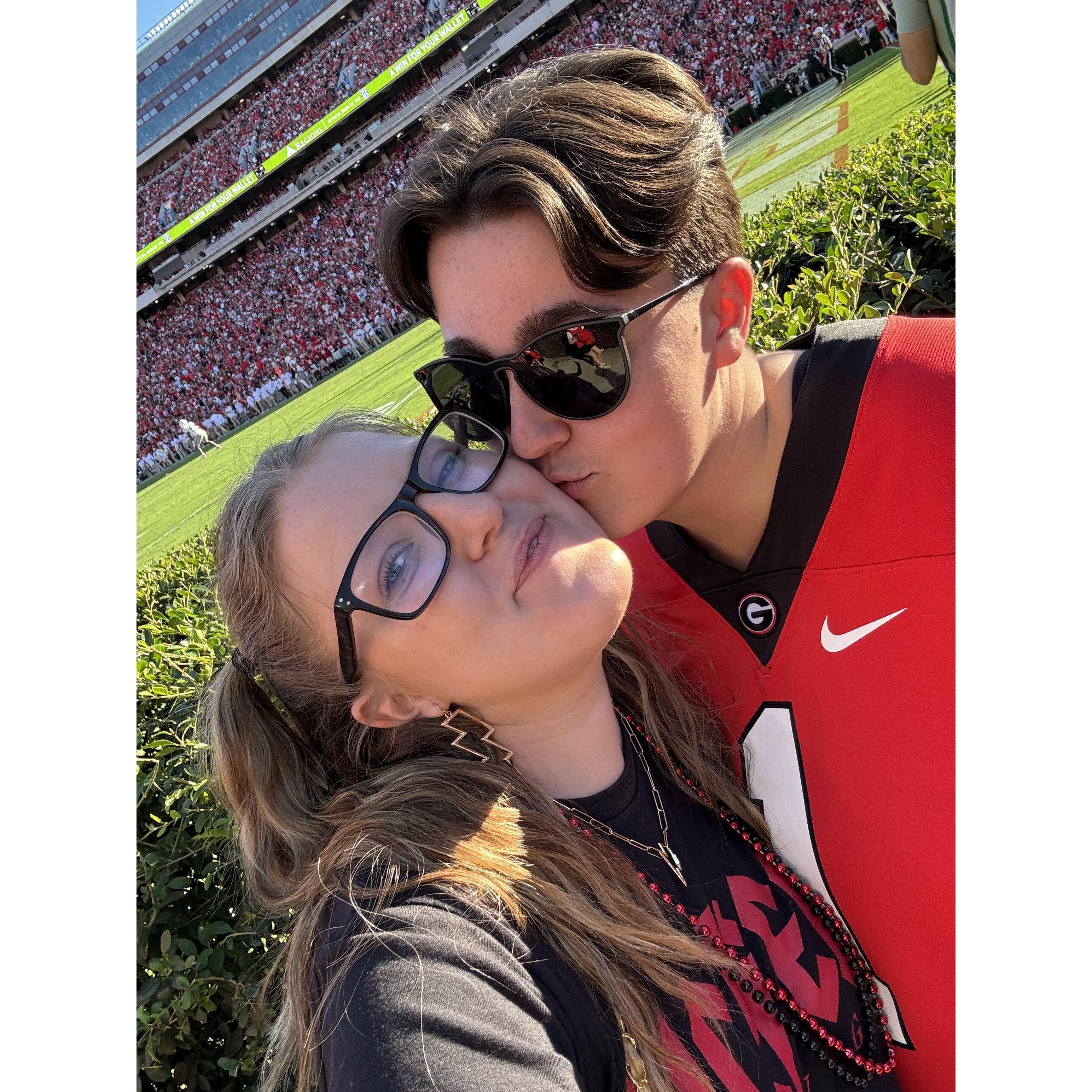 Fun fact: We are HUGE UGA fans. Go Dawgs!