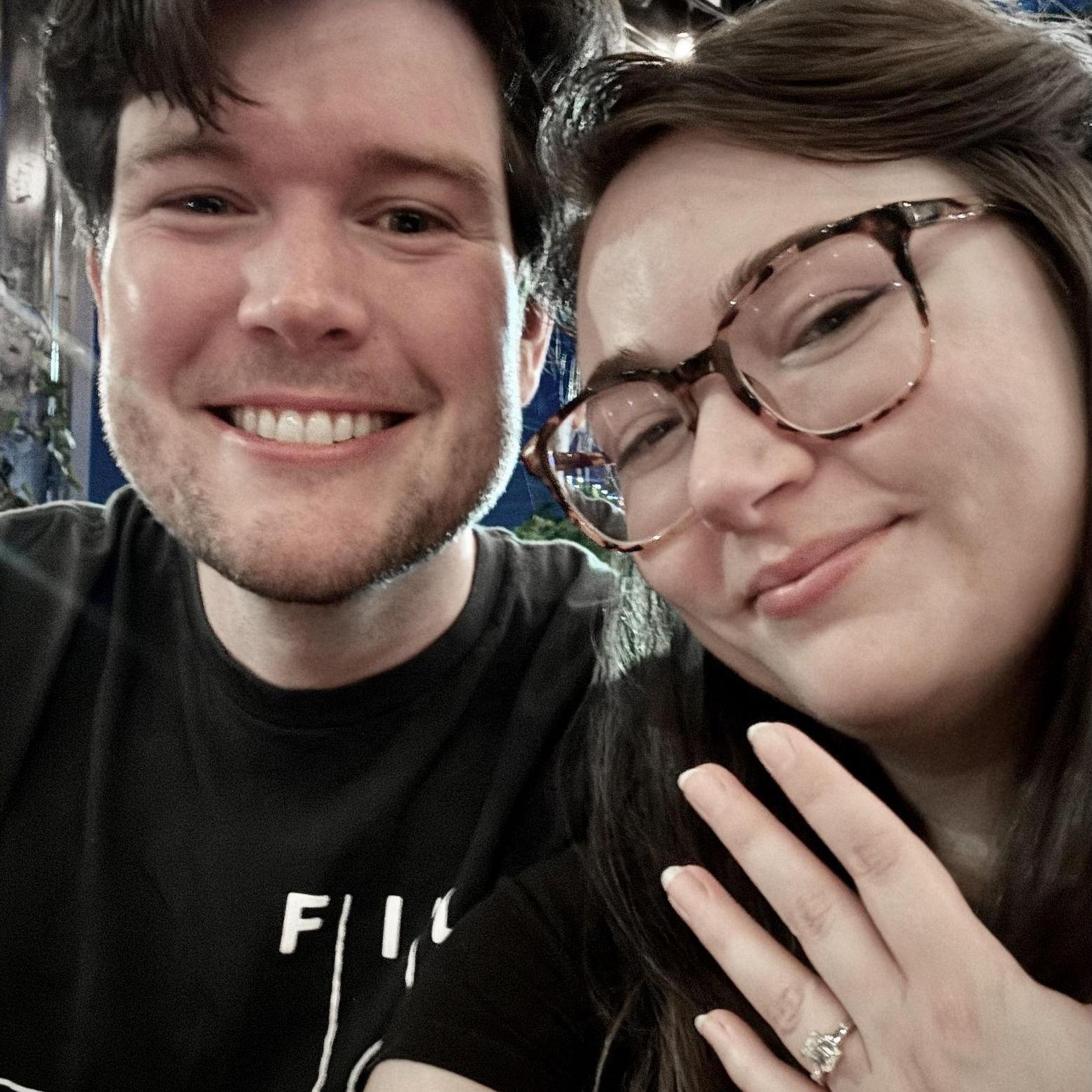 First dinner date as an engaged couple :)