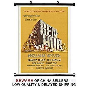 Ben Hur Movie Fabric Wall Scroll Poster (16x24) Inches