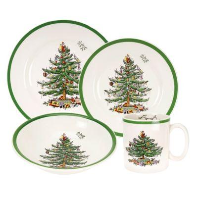 Spode® Christmas Tree 16-Piece Dinnerware Set