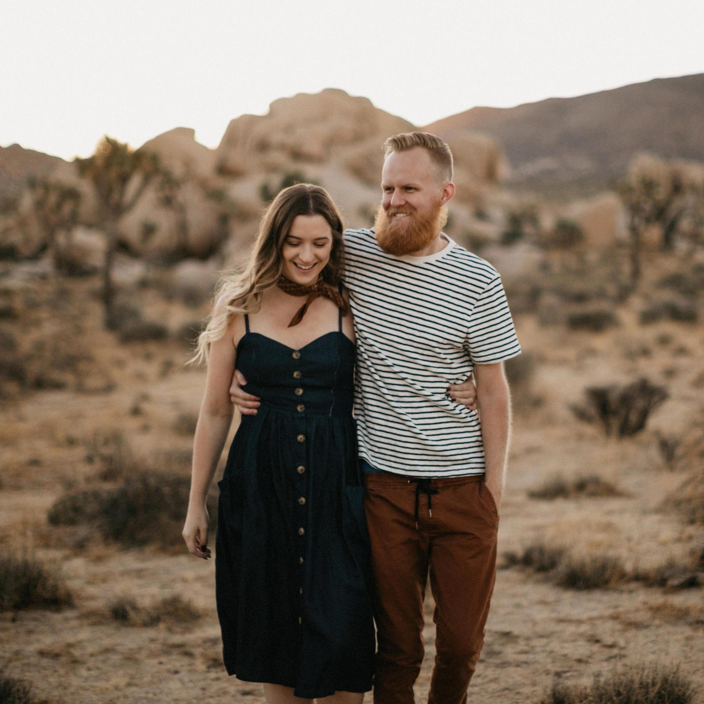 Joshua Tree! One of our many treasured engagement photos by Donnie's sister, Melissa.
