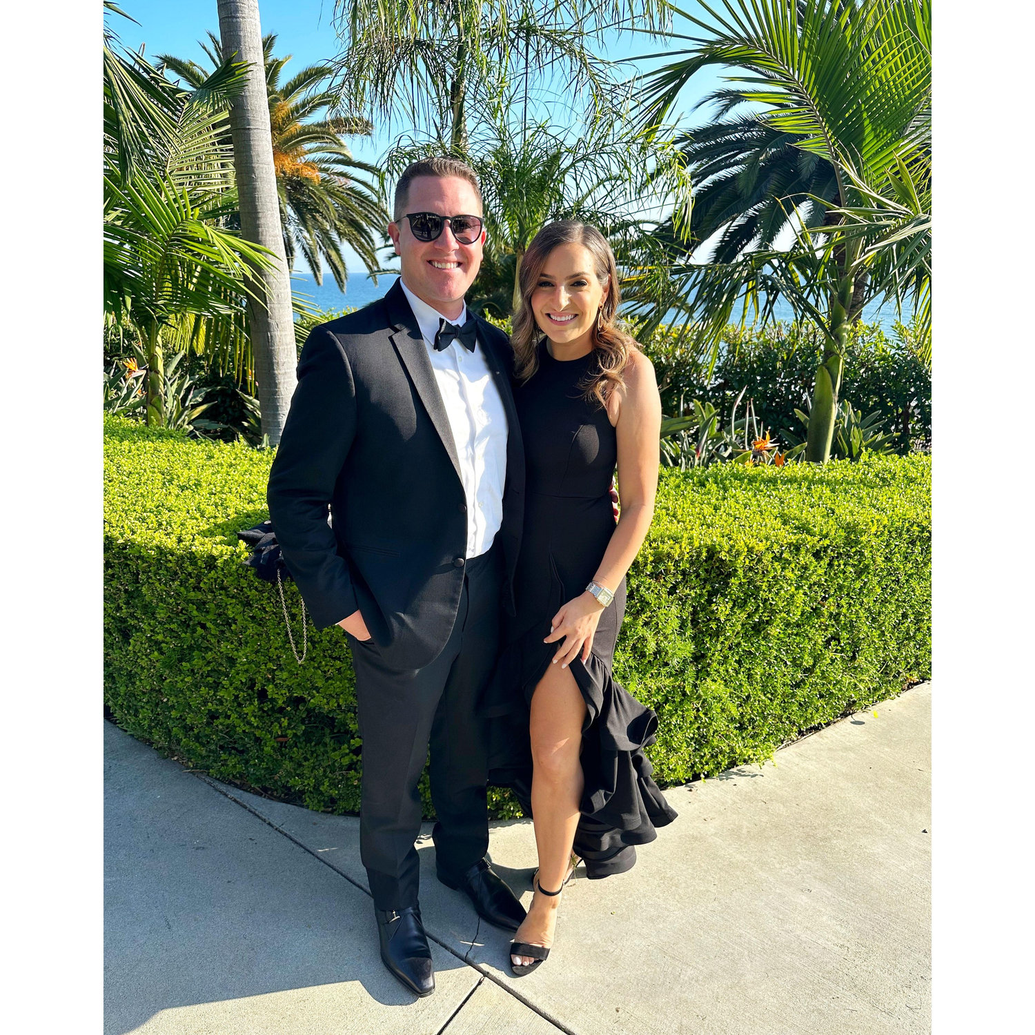 Celebrating Lauren's childhood friend's wedding in Los Angeles, California. Lauren caught the bouquet this night. The bride knew she was getting engaged soon!