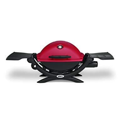 Weber 51040001 Q1200 Liquid Propane Grill, Red