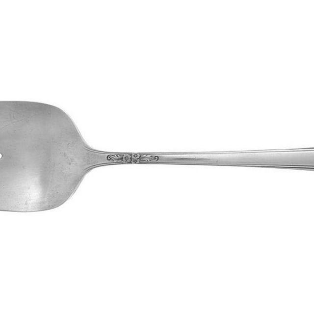 Large Solid Cold Meat Serving Fork Courtship (Sterling, 1936, No Monograms) by International Silver