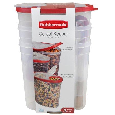 Rubbermaid Cereal Keepers (3 pk.) - Red