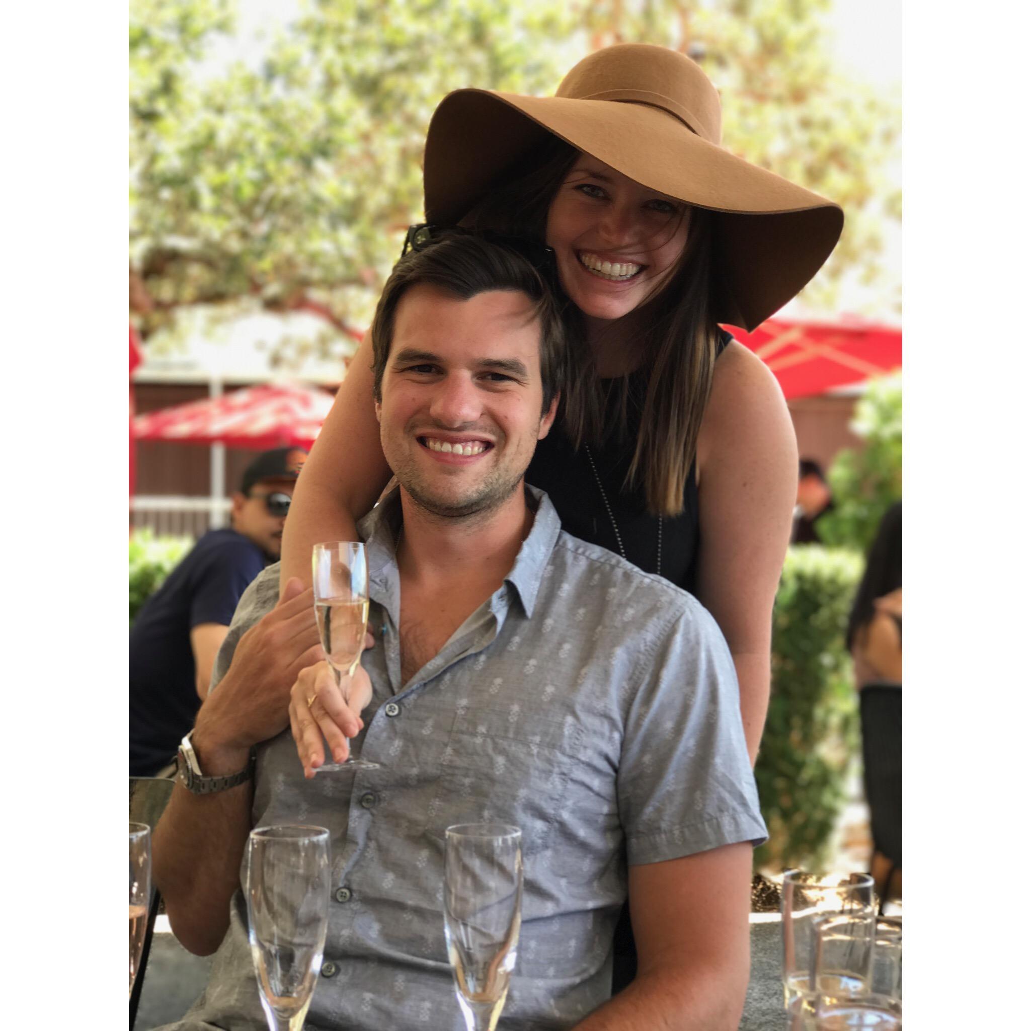 Celebrating our friends turning 30 in Napa 08/2017<3