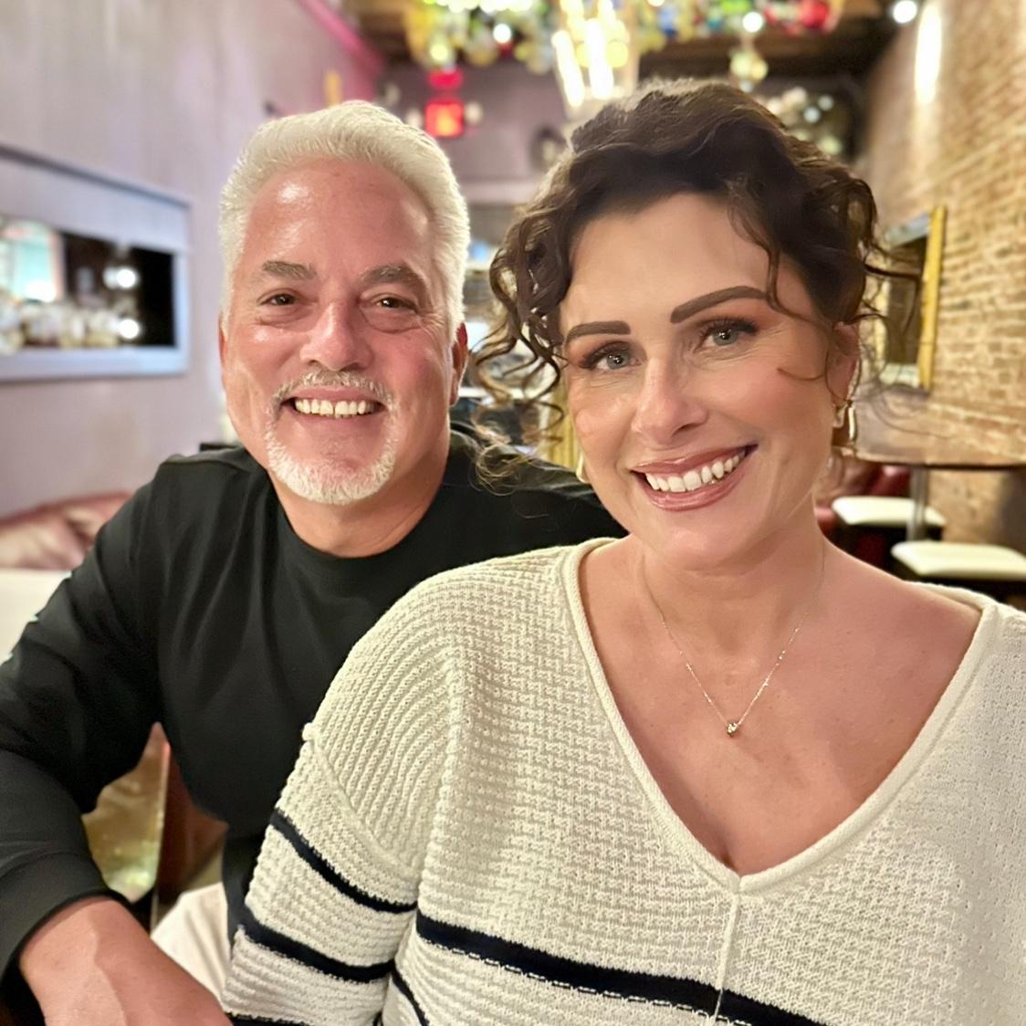 This is Dawn's boss, John Lee, and his fiancé Sherry King. Dawn has worked with John since she started at Carteret Health Care in 2005 - watch out for him on the dance floor!