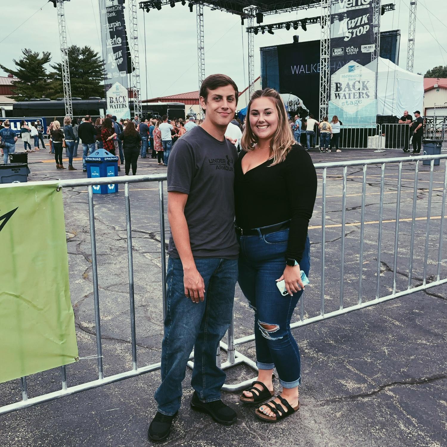 Vince's first concert - July 2021
