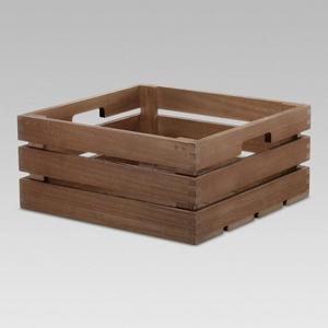 Decorative Basket Brown 13"x14"x6" - Threshold™
