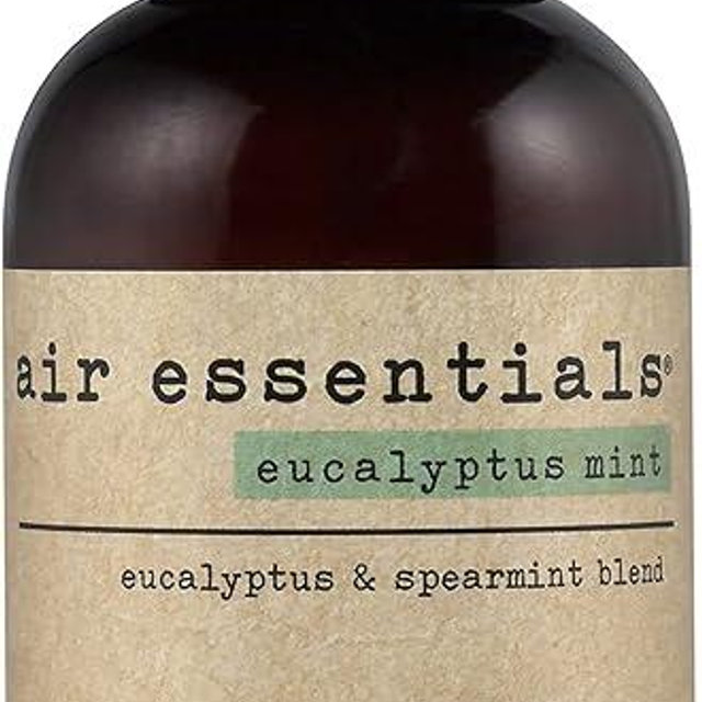 Air Essentials Essential Oil Toilet Spray - Odor Eliminator & Air Freshener - Made with Pure Essential Oils - Eucalyptus Mint - 4 Ounce