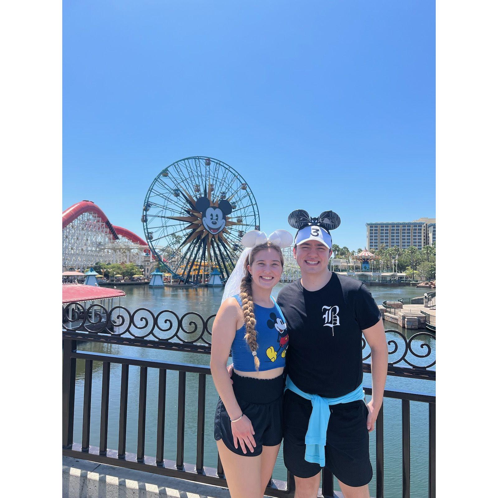 Our first trip together to Disneyland with Taylor's family.