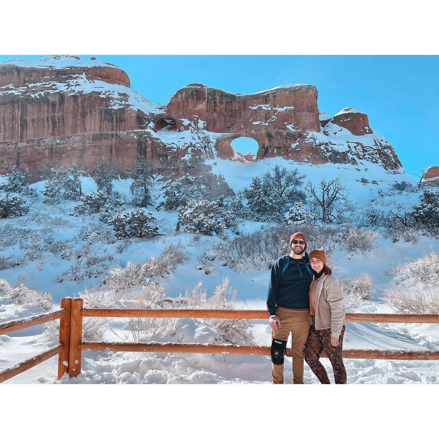 Arches National Park, December 2020.