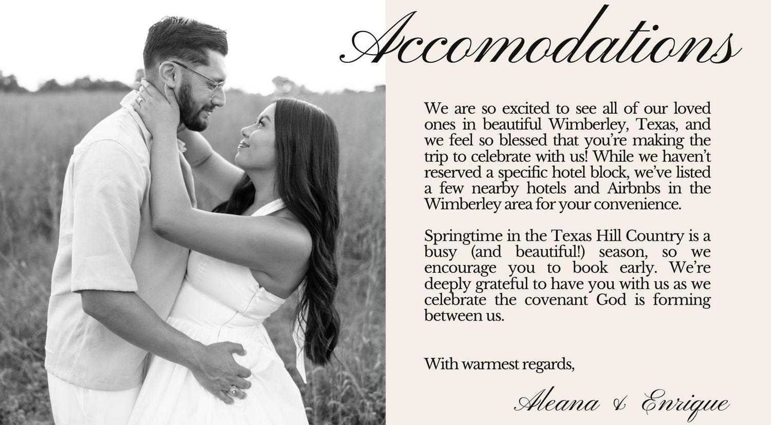 The Wedding Website of Aleana Suarez and Enrique Degollado