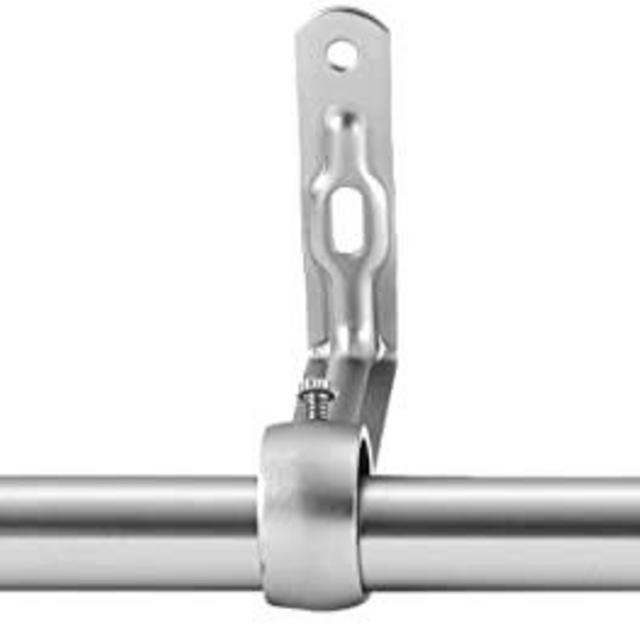 Umbra Cappa ¾” Adjustable Curtain Rod for Windows, 72 to 144-inches, Nickel