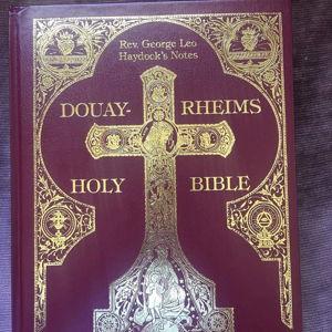 Family Bible - Douay-Rheims and Haydock Commentary