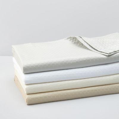 Matouk Pearl Coverlet, King - Silver