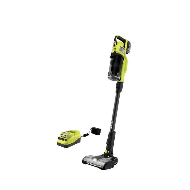Pacroban ONE+ HP 18V Brushless Cordless Pet Stick Vacuum Cleaner Kit with 4.0 Ah HIGH Performance Battery and Charger