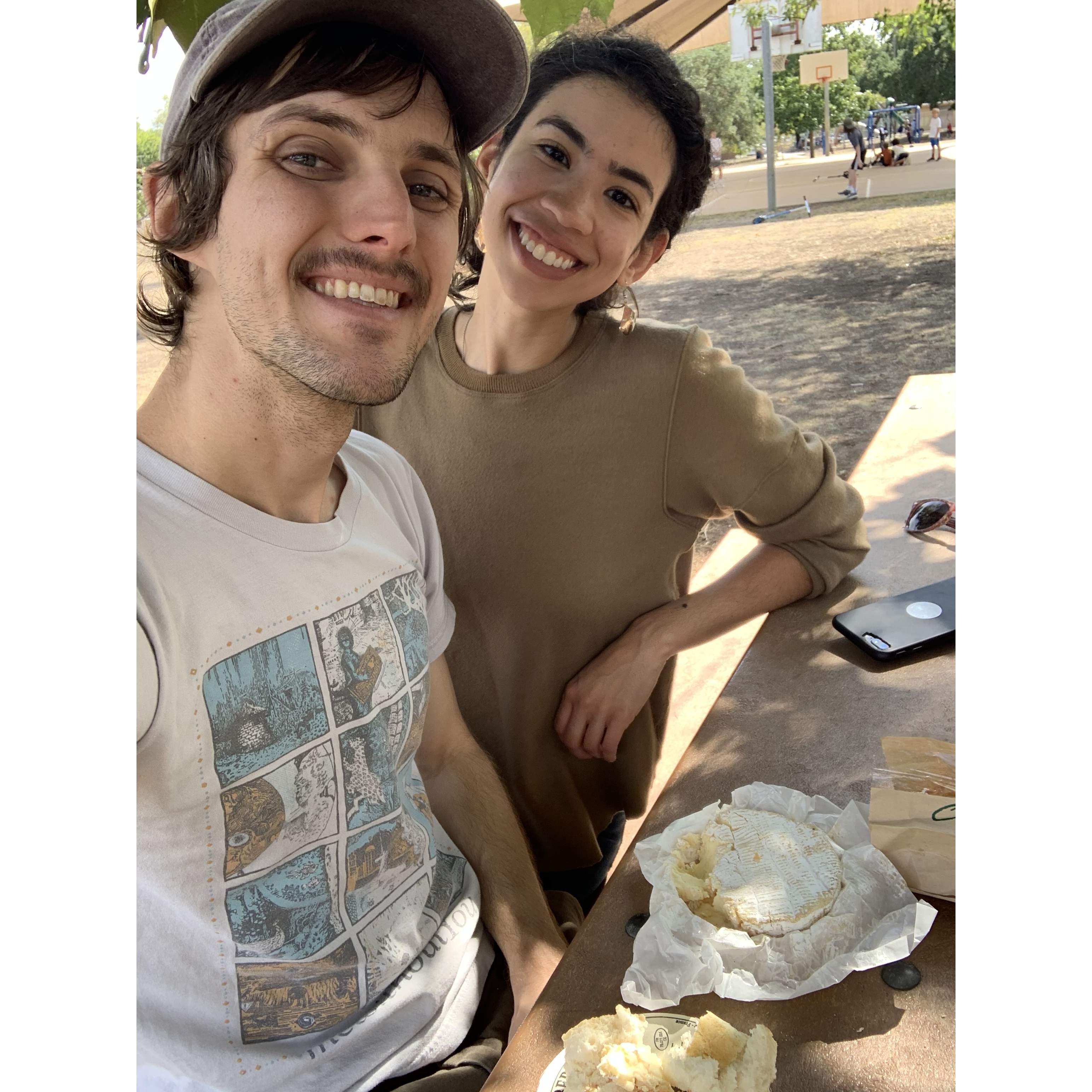 Picnic park hang in Austin, Texas