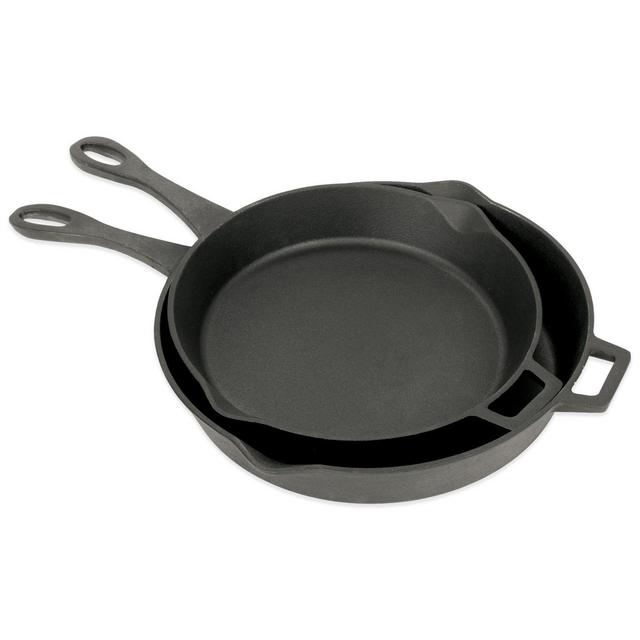 Bayou Classic® Cast Iron 2-Piece Skillet Set