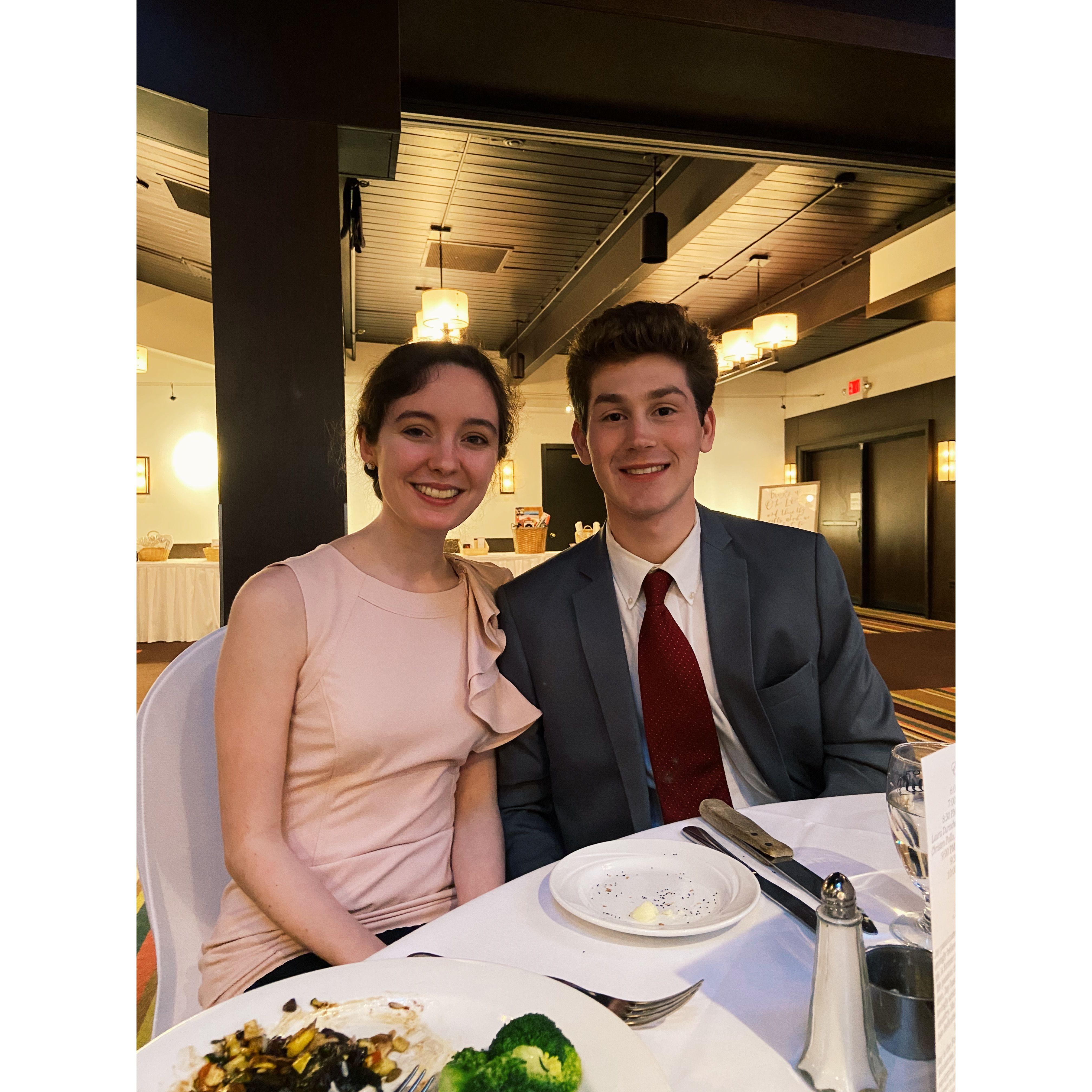 At the University of Michigan ProLife Gala, Spring 2022.