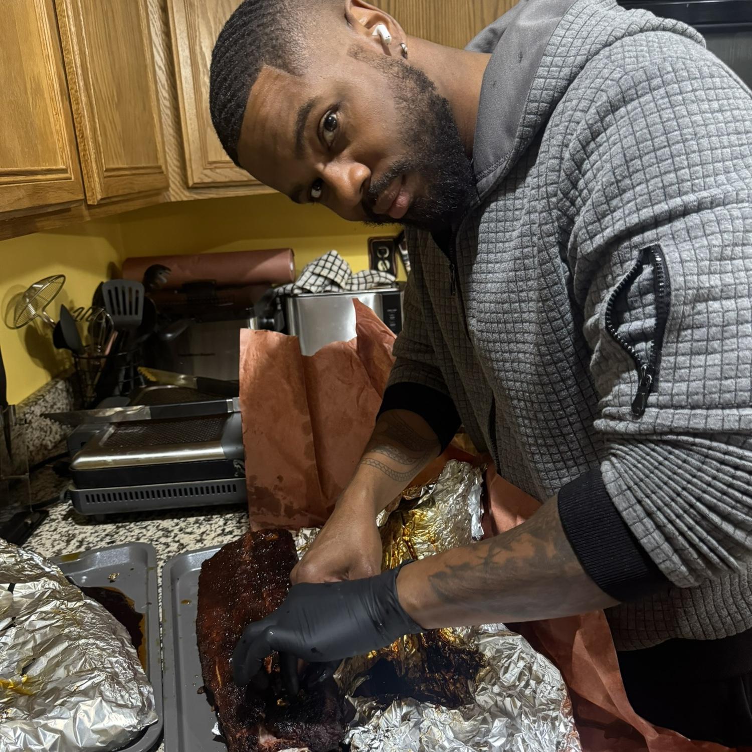 He love’s cooking
